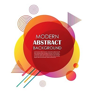 EPS 해외이미지 선 백그라운드 패턴 일러스트 추상 사람없음 빨간색 원형 삼각형 기하학 지오메트릭 해외일러스트 도형 컬러 무늬 파일형식 벡터