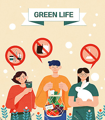 한마리 여자 남자 일러스트 비닐봉투 들기 상반신 성인 세명 자연보호 금지 토끼 잡기 일회용 장바구니 채식 동물보호 에코라이프 동물실험 채식주의자 텀블러 성인만 비건 제로웨이스트 국내일러스트 AI파일 1 라이프스타일 포유류 모션 자연 봉투 실험 사람 컵 반려동물 쇼핑 바구니 그린캠페인 보호 사회이슈 에코 파일형식 벡터