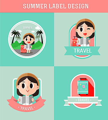 전신 여자 리본 분홍색 여행 일러스트 윙크 들기 상반신 성인 세명 여름 여름휴가 바캉스 야자수 라벨 여행객 캐리어 여행지도 민트색 성인여자만 국내일러스트 AI파일 나무 계절 컬러 지도 모션 휴가 프레임 표정 사람 여행가방 여자만 성인만 파일형식 벡터 여름_계절