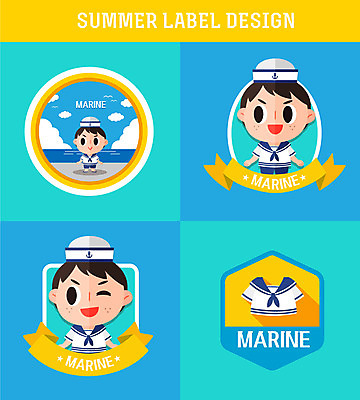 전신 구름 모자 남자 리본 어린이 바다 일러스트 윙크 서기 소년 상반신 세명 여름 파란색 노란색 라벨 마린룩 소년만 국내일러스트 AI파일 자연요소 잡화 옷 계절 컬러 모션 프레임 표정 사람 남자만 어린이만 파일형식 벡터