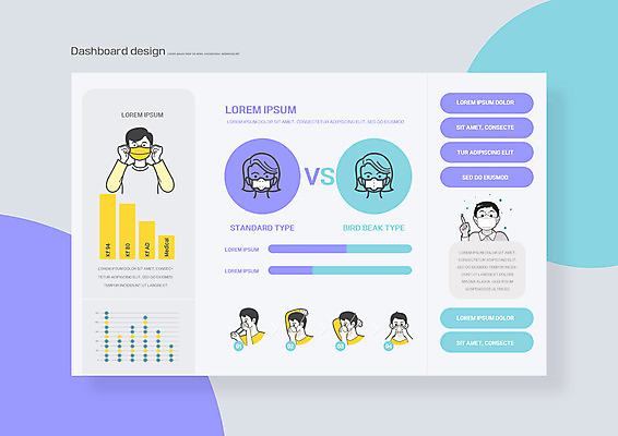 PSD 편집이미지 여자 남자 모바일 그래프 마스크 여러명 상반신 성인 경쟁 가리킴 비교 온라인 UI 마스크착용 방법 인터페이스 성인만 대시보드 이미지편집 다수 컨셉 사람 손짓 사회이슈 파일형식
