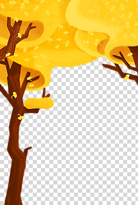 편집 편집이미지 사계절 누끼 사람없음 가을 은행잎 은행나무 PNG 편집소스 나무 계절 잎 파일형식