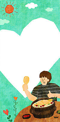 PSD 남자 일러스트 여름음식 프레임 한명 들기 상반신 성인 여름 하트 최고 복날 닭다리 보양식 삼계탕 몸보신 여름라이프 프레임일러스트 하트꽃 성인남자한명만 제철음식 국내일러스트 모양 1 라이프스타일 계절 기념일 꽃 음식 모션 사람 보신 제철 남자한명만 성인남자만 파일형식 여름_계절