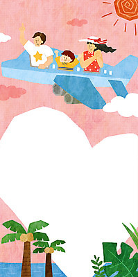 PSD 구름 여자 남자 아들 어린이 바다 분홍색 해외여행 여행 일러스트 엄마 비행기 프레임 소년 성인 세명 여름 여름휴가 바캉스 야자수 태양 하트 아빠 여름라이프 프레임일러스트 국내일러스트 자연요소 모양 나무 해외 라이프스타일 계절 컬러 가족 항공교통 휴가 대중교통 사람 파일형식 여름_계절
