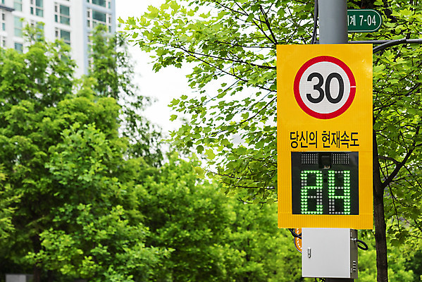 포토 JPG 주간 나무 교통 아파트 경고 사람없음 야외 신호등 통제 사회이슈 도로표지판 교통안전 사고예방 속도계 속도제한 안전속도 안전속도5030 30킬로미터 국내포토 자연요소 식물 도로 컨셉 주택 안전 금지 표지판 예방 정책 제한속도 파일형식
