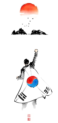 PSD 구름 남자 바다 일러스트 캘리그라피 응원 조류 붓터치 한명 상반신 성인 태양 파이팅 비즈니스맨 태극기 망토 동양화 번짐 낙관 독도 성인남자한명만 국내일러스트 자연요소 동물 1 섬 비즈니스 모션 한국 미술 사람 직장인 국기 남자한명만 성인남자만 파일형식 효과