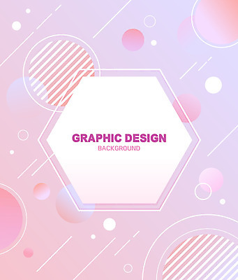 선 분홍색 백그라운드 일러스트 사람없음 그래픽 원형 모던 그라데이션 오각형 국내일러스트 AI파일 도형 컬러 파일형식 벡터