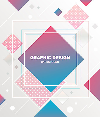 분홍색 백그라운드 일러스트 사람없음 그래픽 사각형 물방울무늬 모던 그라데이션 국내일러스트 AI파일 도형 컬러 무늬 파일형식 벡터