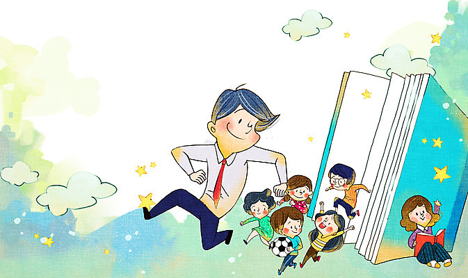 전신 PSD 구름 학생 여자 어린이교육 남자 별 어린이 하늘색 일러스트 축구공 들기 앉기 소녀 소년 여러명 상반신 성인 책 교사 국내일러스트 자연요소 직업 교육 다수 공 축구용품 모션 사람 파란색 파일형식