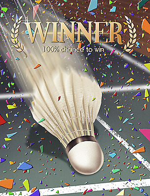 PSD 일러스트 경기 타이포그라피 사람없음 우승 셔틀콕 꽃가루 배드민턴 대회 배드민턴장 국내일러스트 문자 스포츠용품 스포츠 구기 최고 가루 파일형식