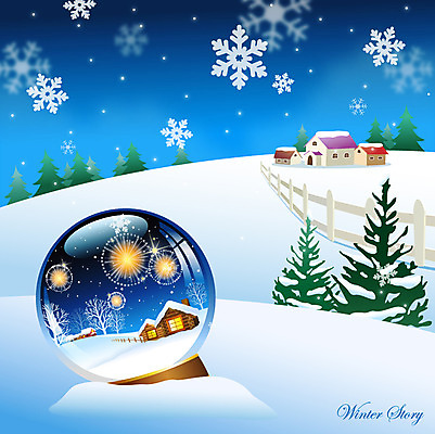 EPS 모양 나무 계절 백그라운드 겨울 일러스트 밤하늘 주택 불꽃놀이 풍경 사람없음 장식 울타리 설원 추위 눈 눈송이 오브젝트 스노글로브 스노우돔 겨울배경 국내일러스트 자연요소 식물 놀이 하늘 날씨 눈_날씨 건물 담장 야간 파일형식 벡터