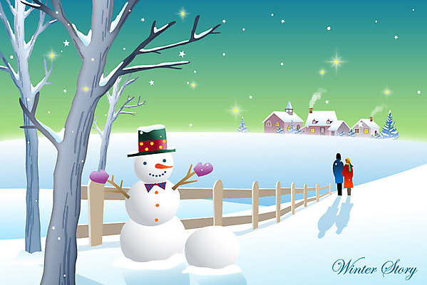 EPS 나무 커플 계절 여자 남자 길 백그라운드 겨울 데이트 일러스트 눈사람 주택 그림자 사람 풍경 성인 두명 울타리 설원 산책 추위 눈 성인만 겨울배경 국내일러스트 자연요소 식물 관계 날씨 휴식 눈_날씨 건물 담장 파일형식 벡터