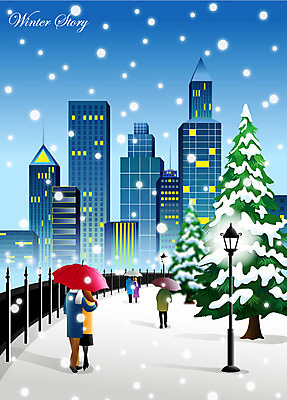 EPS 나무 커플 계절 공원 여자 남자 백그라운드 겨울 야경 가로등 데이트 일러스트 우산 밤하늘 사람 여러명 산책 추위 눈 도시 보행자 겨울배경 국내일러스트 자연요소 식물 공공시설 다수 관계 하늘 날씨 휴식 야간 파일형식 벡터 풍경_경치