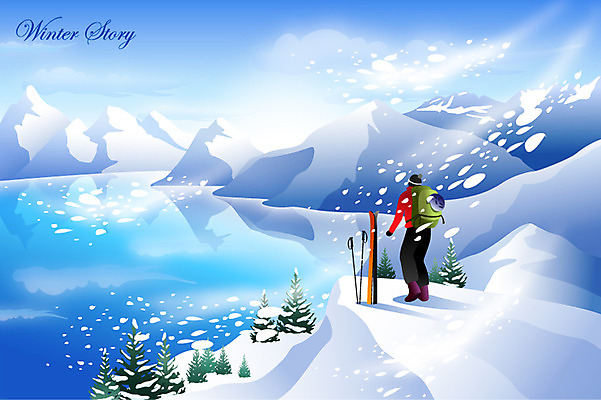 EPS 나무 계절 남자 스포츠 백그라운드 겨울 일러스트 스키 겨울스포츠 한명 서기 사람 풍경 성인 설원 추위 눈 스키복 스키장비 눈발 남자만 남자한명만 성인남자만 성인만 겨울배경 국내일러스트 자연요소 식물 1 옷 스포츠용품 모션 날씨 눈_날씨 파일형식 벡터