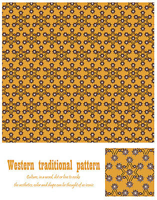 EPS 해외 문양 유럽 별 백그라운드 무늬 패턴 일러스트 벽지 사람없음 갈색 전통문양 앤티크 포장지 엔틱문양 국내일러스트 자연요소 전통 나라 컬러 포장 파일형식 벡터