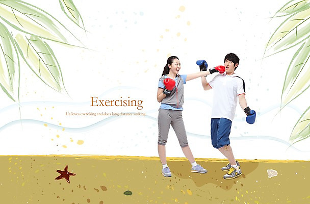 PSD 편집 편집이미지 라이프스타일 커플 여자 남자 포즈 잎 장난 나뭇잎 건강 미소 웃음 사람 동양인 20대 성인 두명 라이프 30대 운동복 운동 헬스 권투 한국인 글러브 권투글러브 목표 성인만 이미지편집 식물 옷 스포츠용품 장갑 컨셉 관계 표정 인종 청년 생활 장년 격투기 파일형식