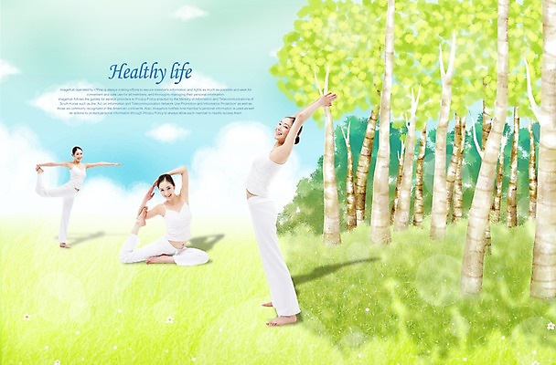 PSD 나무 편집 편집이미지 우먼라이프 라이프스타일 여자 포즈 요가 건강 서기 미소 웃음 사람 앉기 동양인 잔디 초원 20대 성인 라이프 세명 30대 운동복 운동 헬스 한국인 목표 숲 여자만 성인여자만 성인만 이미지편집 식물 웰빙 옷 컨셉 모션 표정 인종 청년 생활 장년 파일형식