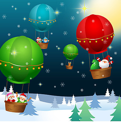 EPS 계절 여자 할아버지 남자 별 크리스마스 겨울 일러스트 밤하늘 사슴 선물 미소 웃음 사람 소년 10대 산타클로스 루돌프 달 열기구 눈 선물꾸러미 국내일러스트 자연요소 기념일 노년 어린이 포유류 항공교통 청소년 하늘 날씨 표정 야간 파일형식 벡터