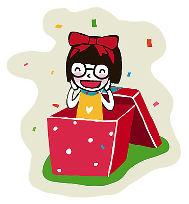 EPS 캐릭터 라이프스타일 여자 리본 안경 스티커 일러스트 청소년캐릭터 선물 한명 미소 웃음 사람 이벤트 20대 성인 라이프 10대 선물상자 서프라이즈 Ann 여자만 여자한명만 일러캐릭터 1 잡화 인물캐릭터 컨셉 청소년 표정 청년 생활 상자 파일형식 벡터
