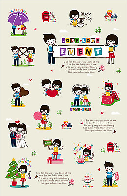 EPS 캐릭터 라이프스타일 커플 여자 남자 꽃다발 결혼 스티커 일러스트 우산 결혼식 키스 사탕 청소년캐릭터 선물 사랑 사람 이벤트 소년 20대 성인 두명 라이프 10대 선물상자 세트 크리스마스트리 케이크 초콜릿 우체통 하트 생일파티 짜장면 생일케이크 러브레터 영화 팝콘 빼빼로 빼빼로데이 Ann 블랙데이 일러캐릭터 모양 꽃 감정 어린이 인물캐릭터 크리스마스 관계 데이이벤트 청소년 문화예술 디저트 청년 생활 상자 중식 생일 편지 애정표현 막대과자 파일형식 벡터