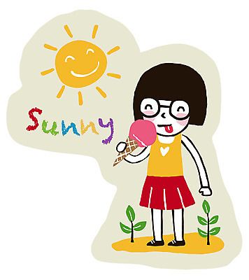 EPS 캐릭터 라이프스타일 계절 여자 감정 안경 스티커 일러스트 날씨 아이스크림 디저트 청소년캐릭터 한명 미소 웃음 사람 20대 성인 라이프 10대 여름 태양 맑음 뜨거움 더위 먹기 날씨캐릭터 Ann 여자만 여자한명만 일러캐릭터 자연요소 1 잡화 음식 인물캐릭터 모션 청소년 표정 청년 생활 파일형식 벡터