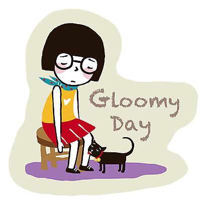 EPS 동물 캐릭터 한마리 라이프스타일 여자 감정 안경 스티커 일러스트 날씨 청소년캐릭터 한명 사람 앉기 20대 성인 라이프 10대 반려동물 슬픔 개 강아지 Ann 여자만 여자한명만 일러캐릭터 1 잡화 인물캐릭터 포유류 모션 청소년 청년 생활 파일형식 벡터