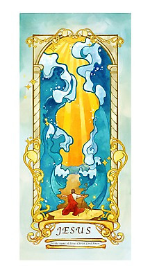 PSD 남자 기독교 종교 파도 바다 일러스트 지팡이 한명 사람 성인 믿음 희망 모세 남자만 남자한명만 성인남자만 성인만 국내일러스트 1 감정 파일형식