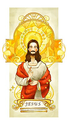 PSD 남자 기독교 종교 십자가 일러스트 한명 사람 상반신 성인 믿음 희망 예수 남자만 남자한명만 성인남자만 성인만 국내일러스트 1 감정 신_종교 파일형식