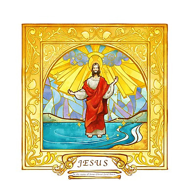 PSD 남자 기독교 종교 바다 일러스트 한명 미소 웃음 사람 동양인 20대 성인 30대 믿음 희망 한국인 예수 스테인드글라스 남자만 남자한명만 성인남자만 성인만 국내일러스트 1 감정 유리 표정 인종 청년 장년 신_종교 파일형식