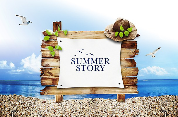 PSD 동물 구름 편집이미지 모자 계절 바다 잎 갈매기 조류 하늘 나뭇잎 알림판 해변 사람없음 여름 조약돌 메모지 나무벽 활용 이미지편집 자연요소 식물 잡화 벽 컨셉 목재 사무용품 돌_바위 파일형식