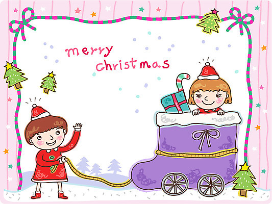 EPS 모양 옷 여자 남자 어린이 크리스마스 일러스트 산타옷 놀이 양말 선물 미소 웃음 사람 소녀 소년 두명 장식 10대 선물상자 장난감 크리스마스트리 기차 놀이기구 크리스마스양말 십대만 국내일러스트 카드프레임 기념일 육상교통 크리스마스장식 청소년 대중교통 프레임 표정 상자 파일형식 벡터