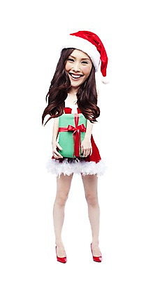 PSD 편집이미지 옷 여자 크리스마스 선물 한명 서기 미소 웃음 들기 사람 동양인 이벤트 20대 성인 30대 선물상자 산타클로스 미니어처 한국인 인물미니어처 SD캐릭터 여자만 여자한명만 성인여자만 성인만 이미지편집 캐릭터 1 기념일 모션 표정 인종 청년 장년 상자 모형 파일형식