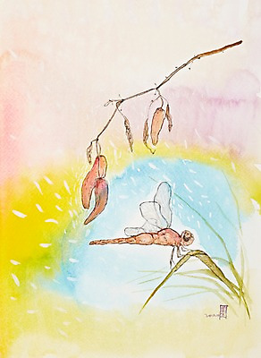 JPG 식물 동물 한마리 계절 열매 곤충 백그라운드 절지류 일러스트 고추 수채화 미술 풍경 사람없음 빨간색 가을풍경 추수 가을 풀 벌레 잠자리 시화 그림 홍고추 고추잠자리 가을배경 국내일러스트 1 컬러 농업 채소 문화예술 파일형식 가을_계절