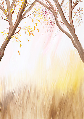 JPG 나무 식물 계절 백그라운드 단풍 일러스트 자연 나뭇잎 수채화 미술 풍경 초원 사람없음 가을풍경 가을 나뭇가지 시화 그림 가을배경 국내일러스트 잎 문화예술 생태계 파일형식 가을_계절