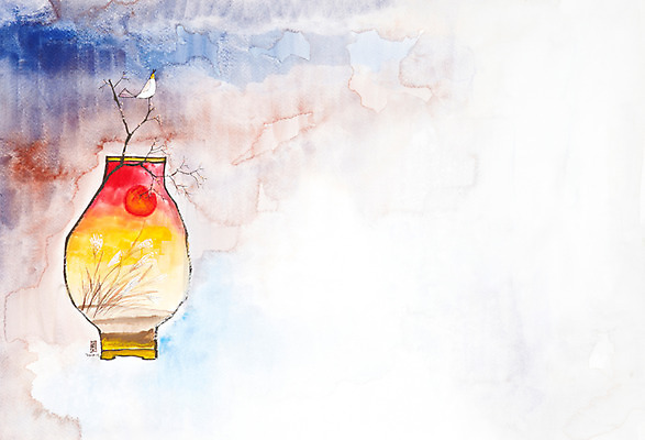 JPG 나무 식물 동물 한마리 계절 백그라운드 일러스트 자연 조류 수채화 갈대 미술 풍경 사람없음 태양 일출 노을 가을풍경 일몰 공백 가을 나뭇가지 항아리 풀 시화 그림 가을배경 국내일러스트 자연요소 1 문화예술 도자기 생태계 파일형식 가을_계절