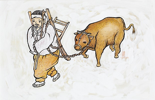 JPG 동물 한마리 한국문화 한국전통 전통 할아버지 노년 남자 전통문화 문화 백그라운드 농업 일러스트 포유류 초식동물 노동자 수채화 한국 미술 한명 사람 성인 농사 가축 소 당기기 농부 한복 시화 그림 지게 고삐 남자만 남자한명만 성인남자만 성인한명만 성인남자한명만 노인만 성인만 노인남자만 노인남자한명만 국내일러스트 직업 1 동양문화 산업 아시아 모션 문화예술 전통의상 파일형식