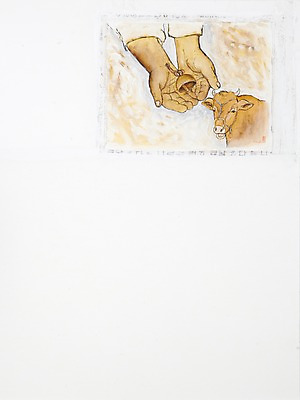 JPG 동물 한마리 손 종이 액자 백그라운드 신체 일러스트 포유류 수채화 프레임 액자틀 틀 미술 한명 사람 신체부위 가축 공백 초인종 종 농촌 소 농부 시화 한지 그림 국내일러스트 직업 1 문화예술 시골 파일형식