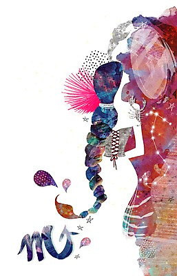 PSD 동물 기호 여자 실루엣 별 컬러 일러스트 그림자 한명 성인 보라색 별자리 거울 물방울 신비 전갈자리 별자리기호 코르셋 여자만 여자한명만 성인여자만 성인만 국내일러스트 자연요소 문자 1 컨셉 촬영기법 사람 파일형식