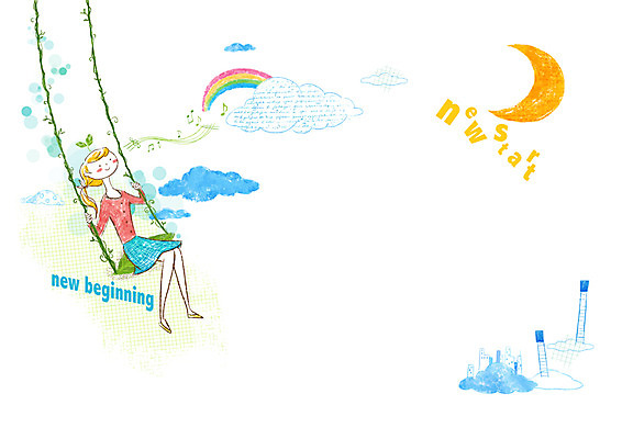 전신 PSD 구름 알파벳 영어 여자 무지개 일러스트 하늘 새출발 새로움 희망프로젝트 한명 미소 웃음 사람 앉기 성인 희망 꿈 달 놀이기구 초승달 사회이슈 그네 시작 출발 긍정 새출발프로젝트 그네타기 설레임 여자만 여자한명만 성인여자만 성인만 국내일러스트 자연요소 문자 1 감정 컨셉 모션 놀이 표정 파일형식