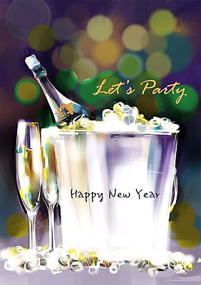 PSD 알파벳 영어 백그라운드 술잔 일러스트 술병 조명 잔 새해 주류 이벤트 사람없음 컵 빛 파티 얼음 축제 원형 우아함 병 샴페인 샴페인잔 보케 신년파티 샴페인병 얼음통 국내일러스트 자연요소 도형 문자 식기 음료 컨셉 병_용기 파일형식