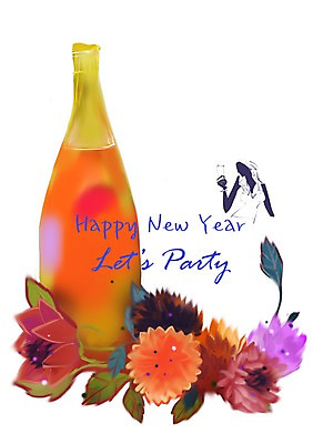 PSD 식물 알파벳 영어 여자 꽃 실루엣 백그라운드 잎 꽃무늬 일러스트 술병 새해 그림자 한명 이벤트 성인 파티 축제 우아함 병 샴페인 신년파티 샴페인병 여자만 여자한명만 성인여자만 성인만 국내일러스트 문자 1 식기 컨셉 무늬 병_용기 주류 촬영기법 사람 파일형식