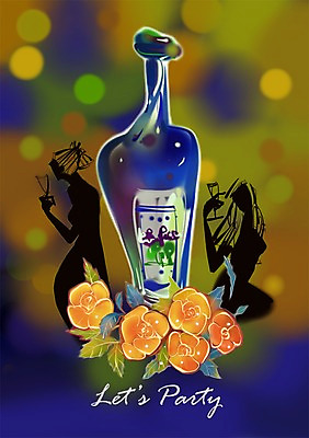 PSD 식물 알파벳 영어 여자 꽃 실루엣 백그라운드 잎 꽃무늬 일러스트 술병 조명 새해 그림자 이벤트 성인 두명 빛 파티 축제 원형 우아함 병 샴페인 보케 신년파티 샴페인병 여자만 성인여자만 성인만 국내일러스트 도형 문자 식기 컨셉 무늬 병_용기 주류 촬영기법 사람 파일형식