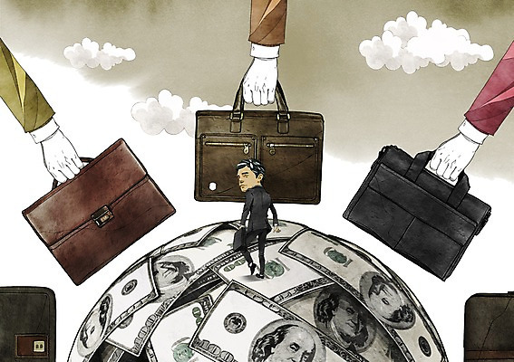 PSD 구름 손 남자 지폐 돈 가방 일러스트 비즈니스 공 무표정 사람 여러명 성인 신체부위 경제 달러 구 비즈니스맨 9 금융비즈니스 팔 성인만 국내일러스트 자연요소 잡화 감정 다수 표정 금융 숫자 직장인 재산 파일형식