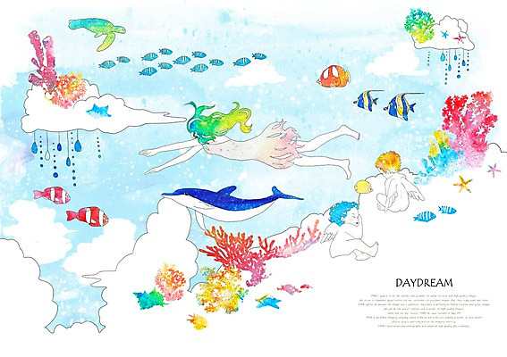 PSD 구름 여자 남자 여유 어린이 바다 백그라운드 일러스트 상상 하늘 휴식 천사 불가사리 상상일러스트 어류 사람 소녀 소년 해변 세명 물 판타지 바닷속 수영 산호초 거북이 고래 어린이만 국내일러스트 자연요소 감정 컨셉 포유류 파충류 극피동물 수중 수중동물 수상스포츠 수중식물 파일형식