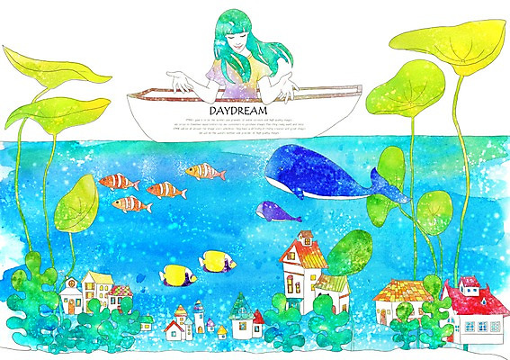 PSD 여자 여유 백그라운드 일러스트 상상 휴식 주택 상상일러스트 어류 한명 미소 웃음 사람 20대 성인 판타지 마을 수중 해조류 고래 연잎 선박 여자만 여자한명만 성인여자만 청년만 청년여자만 성인한명만 청년여자한명만 성인여자한명만 성인만 국내일러스트 1 감정 컨셉 수상교통 잎 포유류 표정 청년 건물 수중동물 해양식물 파일형식