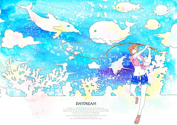 PSD 구름 여자 여유 백그라운드 일러스트 상상 하늘 낚시 휴식 상상일러스트 어류 한명 사람 20대 성인 판타지 산호초 낚싯대 고래 여자만 여자한명만 성인여자만 청년만 청년여자만 성인한명만 청년여자한명만 성인여자한명만 성인만 국내일러스트 자연요소 1 감정 컨셉 포유류 레저 청년 수중동물 낚시용품 수중식물 파일형식