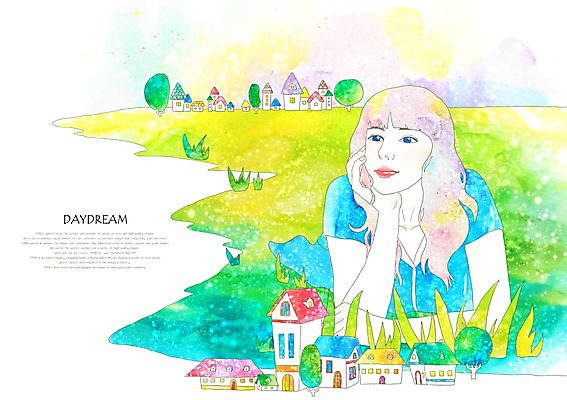 PSD 나무 식물 여자 여유 백그라운드 일러스트 상상 휴식 주택 상상일러스트 한명 사람 초원 20대 성인 판타지 마을 여자만 여자한명만 성인여자만 청년만 청년여자만 성인한명만 청년여자한명만 성인여자한명만 성인만 국내일러스트 1 감정 컨셉 청년 건물 파일형식