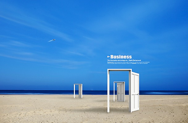 PSD 구름 편집 편집이미지 모래 바다 하늘 출입구 비행기 틀 해변 사람없음 모래사장 3D 문 문틀 편집3D 자연요소 항공교통 대중교통 디지털합성 파일형식