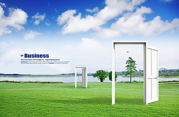 PSD 나무 식물 구름 편집 편집이미지 호수 하늘 출입구 비행기 틀 잔디 초원 사람없음 물 3D 문 풀 문틀 편집3D 자연요소 항공교통 대중교통 디지털합성 파일형식