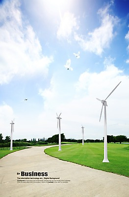 PSD 식물 동물 구름 편집 편집이미지 도로 길 조류 하늘 잔디 초원 사람없음 초록색 3D 발전기 에너지 풀 풍력에너지 비둘기 편집3D 자연요소 컬러 교통시설 발전소 그린에너지 디지털합성 파일형식